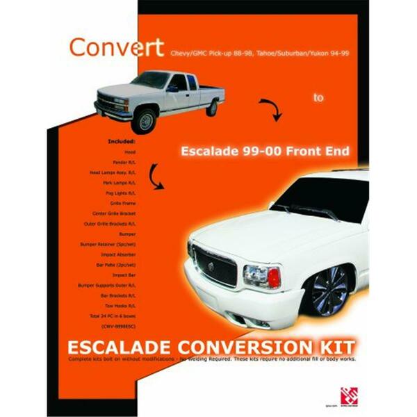 Ipcw Conversion Kit for Cadillac Escalade- Chevrolet and GMC 1988-1998, 24PK CWV-8898ESC